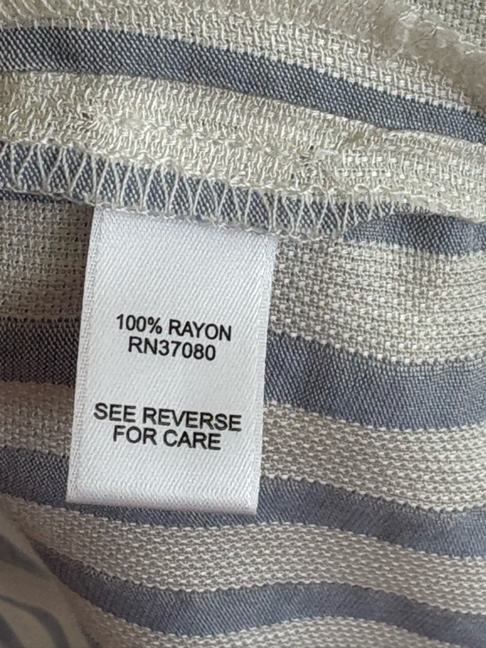 Cato Light Blue & White Striped Button-Up Shirt In size Large - Picture 8 of 10